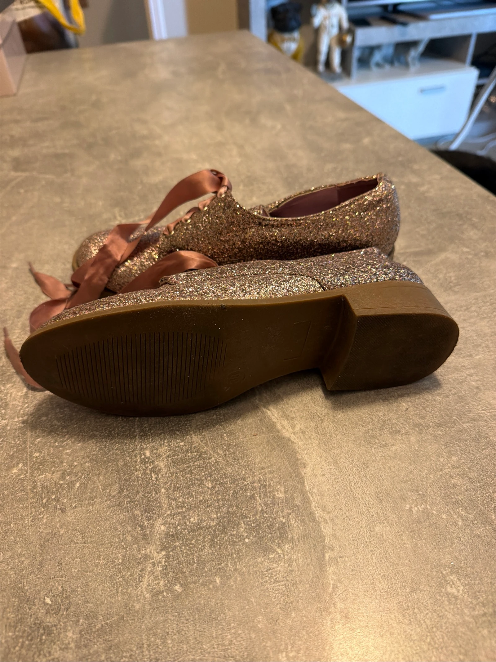 Chaussure rose pailletés miss liberto 38 bon état  – photo 4